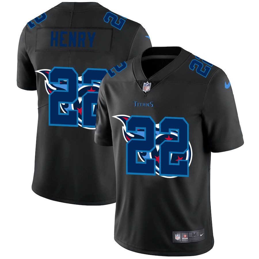 Men Tennessee Titans #22 Henry Black shadow Nike NFL Jersey->tennessee titans->NFL Jersey
